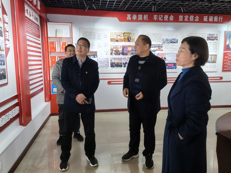 县组织部领导莅临公司指导非公党建工作